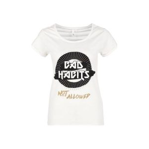 S.Oliver T-Shirt Damski M Kremowy. T-shirty marki s.Oliver. W wyprzedaży za 70,00 zł.
