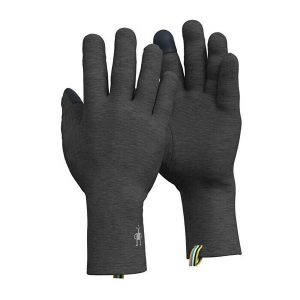 Rękawiczki Thermal Merino-Charcoal Heather l. Szare rękawiczki Smartwool, bez wzorów. Za 168,40 zł.