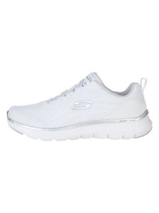 Skechers Sneakersy "Flex Appeal 5.0 Uptake" w kolorze białym rozmiar: 36. Białe trampki Skechers, bez wzorów, z materiału, bez zapięcia. Za 263,53 zł.