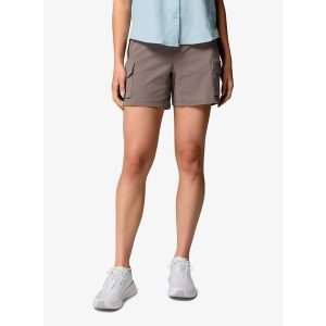 Spodenki damskie Columbia Silver Ridge Elite Short. Brązowe szorty Columbia, bez wzorów, sportowe. Za 346,49 zł.
