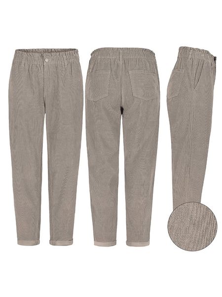 Sublevel Spodnie w kolorze szarym rozmiar: L. Szare spodnie z wysokim stanem Sublevel, bez wzorów, z materiału, z podwyższonym stanem. Za 96,14 zł.