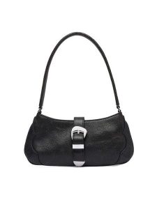 Tommy Jeans Torebka Tjw Cool Leather Shoulder Bag AW0AW18788 Czarny. Czarne torebki klasyczne Tommy Jeans, bez wzorów, z jeansu, bez dodatków. Za 649,99 zł.