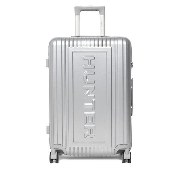 Walizka średnia Hunter. Szare walizki Hunter, bez wzorów, średnie. Za 359,99 zł.