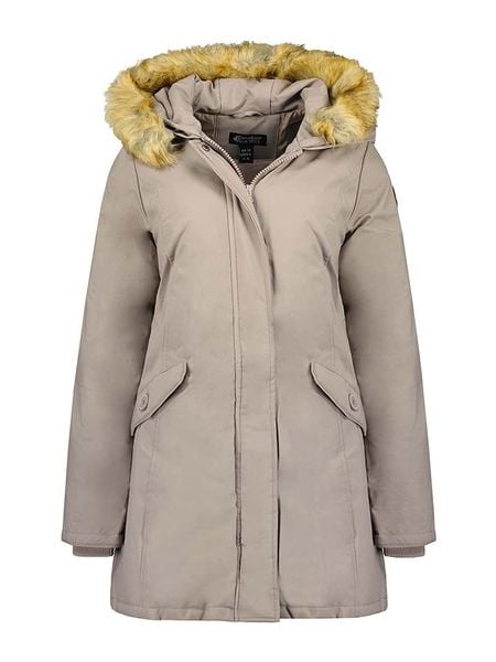 Canadian Peak Parka "Dinastipeak" w kolorze szarobrązowym rozmiar: XXL. Brązowe płaszcze Canadian Peak, xxl, bez wzorów, bez kaptura. Za 213,69 zł.