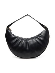 Calvin Klein Torebka Pinched Soft Crescent Lg LV04F3009G Czarny. Czarne torebki klasyczne Calvin Klein, bez wzorów, ze skóry, bez dodatków. Za 339,99 zł.