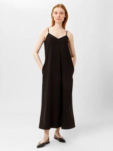 Les Lunes Sukienka "Piiper" w kolorze czarnym rozmiar: L. Czarne sukienki Les Lunes, l, bez wzorów, bez kołnierzyka, bez ramiączek, maxi. Za 252,99 zł.