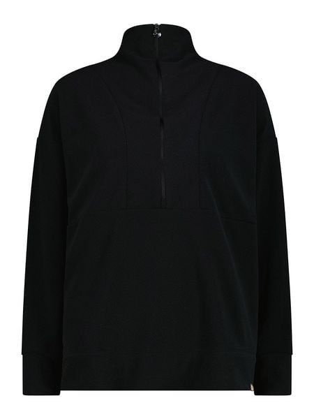 CMP Bluza polarowa w kolorze czarnym rozmiar: 38. Czarne bluzy CMP, bez wzorów, z materiału, bez kaptura. Za 211,31 zł.