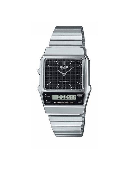 Casio Zegarek Vintage Classic AQ-800E -1AEF Srebrny. Szare, analogowe zegarki Casio. Za 269,99 zł.