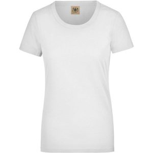 Damska Koszulka Vintage XL z Bawełny - James & Nicholson. Czerwone bluzki XJAGD, m, bez wzorów, z bawełny, eleganckie, bez kołnierzyka, bez ramiączek. Za 128,99 zł.