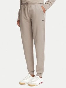 EA7 Emporio Armani Spodnie dresowe 7W000461 AF13135 U6100 Beżowy ciemny Regular Fit. Brązowe spodnie dresowe EA7 Emporio Armani, m, bez wzorów, z bawełny. Za 395,99 zł.