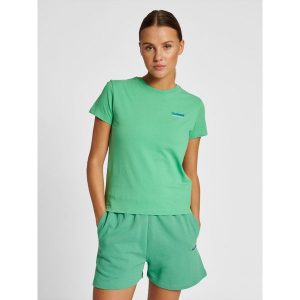 Koszulka damska Hummel Lgc Kristy. Czarne bluzki Hummel, xs, bez wzorów, eleganckie, bez kołnierzyka, bez ramiączek. Za 117,50 zł.
