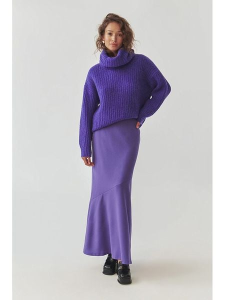 TATUUM Wełniana spódnica "Paloma 1" w kolorze fioletowym rozmiar: 42. Różowe spódnice Tatuum, bez wzorów, z wełny, maxi. Za 292,20 zł.