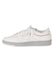 Reebok Skórzane sneakersy "Club C Revenge Vintage" w kolorze kremowym rozmiar: 40,5. Brązowe trampki Reebok, bez wzorów, bez zapięcia. Za 268,49 zł.