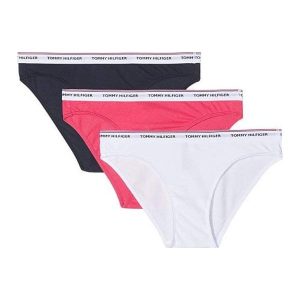 Tommy Hilfiger Zestaw Damskich Spodni Essen Tials 3p Bikini Clare T Red / White / Navy Blaze R Uw0Uw00043 (Rozmiar. Komplety bielizny marki TOMMY HILFIGER. W wyprzedaży za 152,00 zł.
