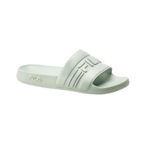 Klapki basenowe damskie Fila Jetspeed. Zielone klapki Fila, bez wzorów, bez obcasa. Za 81,00 zł.