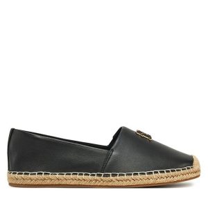 Espadryle Tommy Hilfiger. Czarne espadryle TOMMY HILFIGER, bez wzorów, bez obcasa. Za 269,99 zł.
