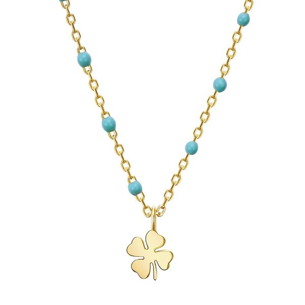 Glanzstücke München Naszyjnik srebrny srebro wysokiej próby żółte złoto Naszyjniki 1 ct Damski. Szare naszyjniki Glanzstücke München, srebrne. Za 249,99 zł.