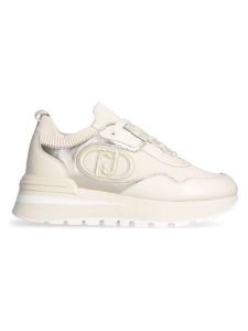 Liu Jo Skórzane sneakersy "Amazing" w kolorze beżowym rozmiar: 38. Brązowe trampki Liu Jo, bez wzorów, bez zapięcia. Za 348,08 zł.