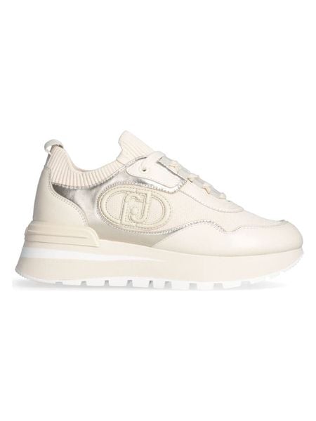 Liu Jo Skórzane sneakersy "Amazing" w kolorze beżowym rozmiar: 38. Brązowe trampki Liu Jo, bez wzorów, bez zapięcia. Za 353,27 zł.