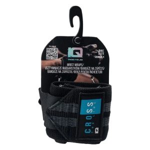 Orteza Nadgarstka WHISTER II. Czarne paski IQ, bez wzorów, sportowe. Za 43,99 zł.
