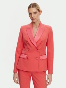 Artigli Marynarka ACGI000772 Koralowy Regular Fit. Pomarańczowe marynarki i żakiety Artigli, bez wzorów, z syntetyku. Za 569,99 zł.