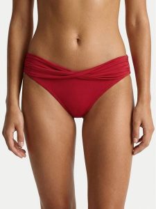 Seafolly Dół od bikini S. Collective 44320-942 Czerwony. Czerwone bikini Seafolly, bez wzorów, z syntetyku. Za 229,99 zł.