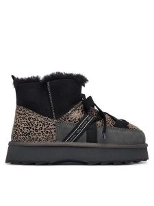 EMU Australia Śniegowce Blurred Micro Patchwork Leo W13332 Brązowy. Brązowe buty zimowe EMU Australia, bez obcasa, bez zapięcia. Za 774,99 zł.