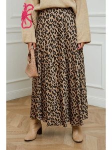 L'armoire de Suzette Spódnica w kolorze jasnobrązowo-czarnym rozmiar: 38/40. Brązowe spódnice L'armoire de Suzette, l, bez wzorów, z wiskozy, klasyczne, maxi. Za 86,99 zł.