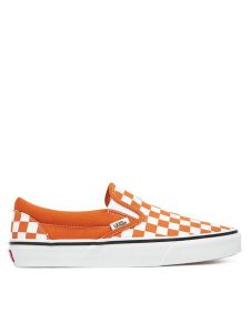 Vans Tenisówki Classic Slip-On VN000D6Y52K1 Pomarańczowy. Brązowe trampki Vans, bez wzorów, z materiału, bez zapięcia. Za 219,99 zł.