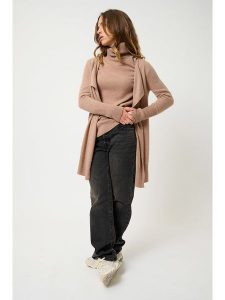 AUTHENTIC CASHMERE Kaszmirowy kardigan "Chésery" w kolorze beżowym rozmiar: XL. Brązowe kardigany AUTHENTIC CASHMERE, z kaszmiru. Za 323,65 zł.