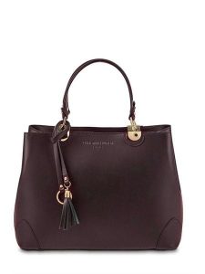 Christian Laurier Skórzana torebka "Armel" w kolorze bordowym - 30 x 23 x 10 cm rozmiar: onesize. Czarne torebki klasyczne Christian Laurier, bez wzorów, z materiału, bez dodatków. Za 260,99 zł.