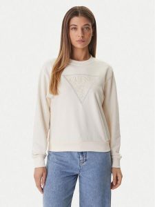 Guess Bluza W6GQ09 K3183 Écru Regular Fit. Bluzy Guess, m, z aplikacjami, z bawełny, bez kaptura. Za 394,99 zł.