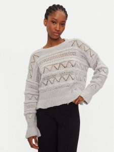 Haveone Sweter MEV-M119 Szary Regular Fit. Szare swetry klasyczne Haveone, m, z wełny, bez kołnierzyka. Za 449,99 zł.