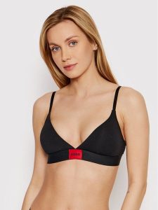 Hugo Biustonosz braletka Triangle Red Label 50469647 Czarny. Czarne biustonosze Hugo, bez wzorów, z bawełny. Za 219,99 zł.