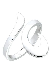 Elli Damski Wrap Ornament ze srebra próby 925 Sterling Silver Pierścionki 1 ct. Szare pierścionki Elli, srebrne. Za 241,39 zł.