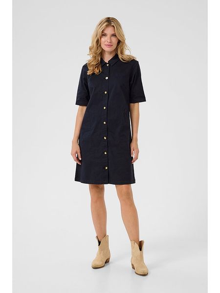 Cream Sukienka w kolorze czarnym rozmiar: 44. Czarne sukienki Cream, na co dzień, bez wzorów, bez kołnierzyka, bez ramiączek, midi, proste. Za 139,20 zł.