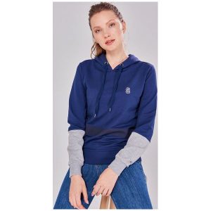 Jimmy Sanders Bluza Damska Xl Ciemnoniebieska. Szare bluzy marki Jimmy Sanders, bez wzorów. Za 109,00 zł.