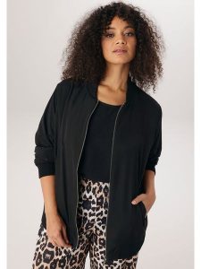 Aniston Kurtka w kolorze czarnym rozmiar: 54. Czarne kurtki Aniston, bez wzorów, bez kaptura. Za 252,99 zł.