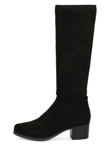 Caprice Kozaki w kolorze czarnym rozmiar: 36. Czarne kozaki Caprice, na zimę, bez wzorów, bez obcasa, na obcasie, bez zapięcia. Za 229,95 zł.