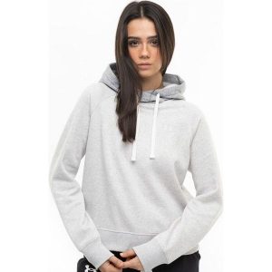 Bluza sportowa damska Under Armour Rival Fleece CB Hoodie. Białe bluzy Under Armour, bez wzorów, bez kaptura. Za 109,00 zł.