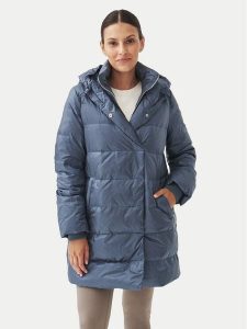 Tatuum Płaszcz zimowy Dagmaria T2420.014B Niebieski Regular Fit. Niebieskie płaszcze Tatuum, na zimę, bez wzorów, z syntetyku, bez kaptura. Za 639,99 zł.