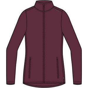 Bluza damska VIKING Tesero Lady Polartec. Czerwone bluzy Viking, bez wzorów, z polaru, bez kaptura. Za 239,90 zł.