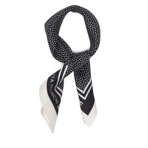 Apaszka Elisabetta Franchi. Czarne apaszki i chusty Elisabetta Franchi, bez wzorów. Za 299,99 zł.