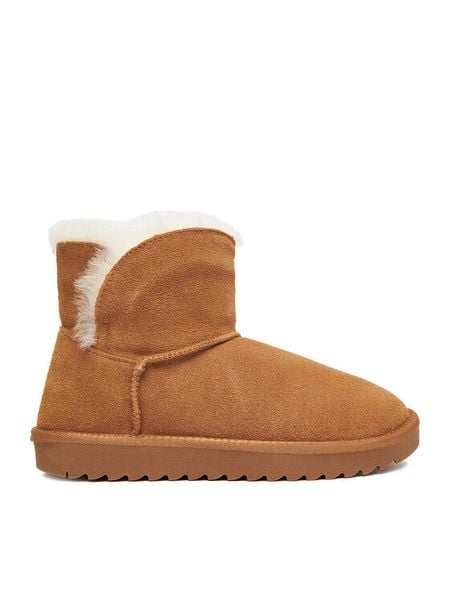 DeeZee Śniegowce MXPZ-14 Brązowy. Brązowe buty zimowe DeeZee, z materiału, bez obcasa, bez zapięcia. Za 229,99 zł.