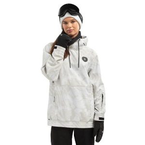 Kurtka snowboardowa damska W1-W Tremblant. Białe kurtki SIROKO, xl, bez wzorów, z softshellu, bez kaptura. W wyprzedaży za 297,00 zł.