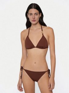 EA7 Emporio Armani Bikini 7W000289 AF20663 U6067 Brązowy. Brązowe bikini EA7 Emporio Armani, bez wzorów, z syntetyku. Za 297,99 zł.