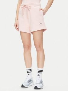 Adidas by Stella McCartney Szorty sportowe True Casuals JI5060 Różowy Loose Fit. Czerwone spodenki sportowe adidas by Stella McCartney, xs, bez wzorów, z bawełny. Za 279,99 zł.