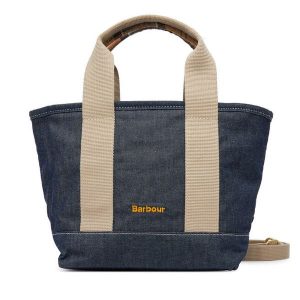 Torebka Barbour. Niebieskie torebki klasyczne Barbour, bez wzorów, bez dodatków. Za 569,99 zł.