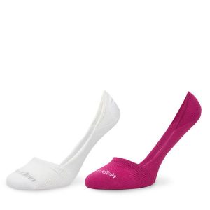 Stopki Calvin Klein. Czerwone skarpetki Calvin Klein, bez wzorów. Za 49,99 zł.