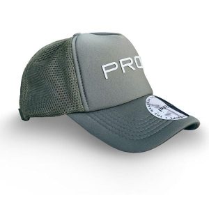 Czapka z daszkiem i siatka PROS one size. Zielone czapki PROS, bez wzorów, sportowe. Za 119,00 zł.